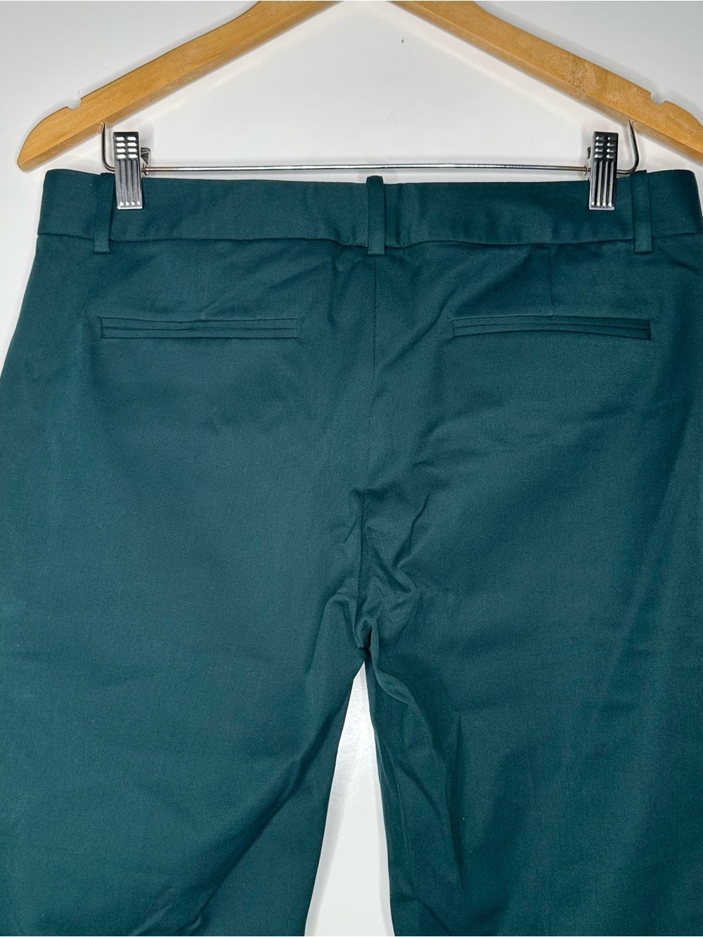 Theory NWT Testra 2 Bistretch Pants Julep Green Size 10 - Picture 4 of 9
